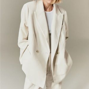 NWT. H&M Double Breasted Long Jacket